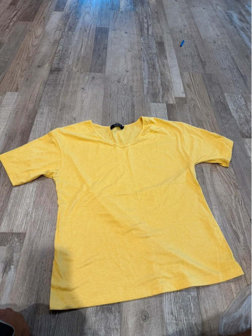 Moral Women size S dress shirt yellow